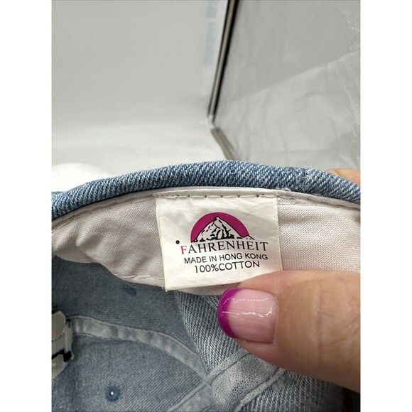 Iowa Hat  Denim Blue Jean Cap Adjustable - Picture 8 of 8